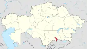 Lage in Kasachstan