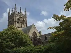 Kapelle des Merton College nördlich von der Christ Church Meadow