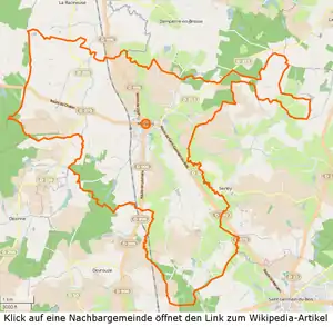 Mervans mit seinen Nachbarorten