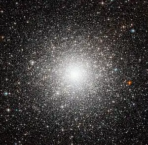 Aufnahme des Zentrums von Messier 54 mithilfe des Hubble-Weltraumteleskops