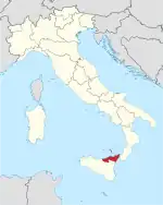 Lage innerhalb Italiens
