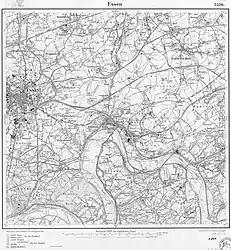 Messtischblatt Essen, 1899