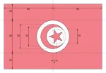 Aufbau der Nationalflagge