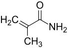 Strukturformel von Methacrylamid