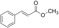 Strukturformel von Zimtsäuremethylester