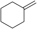 Strukturformel von Methylencyclohexan