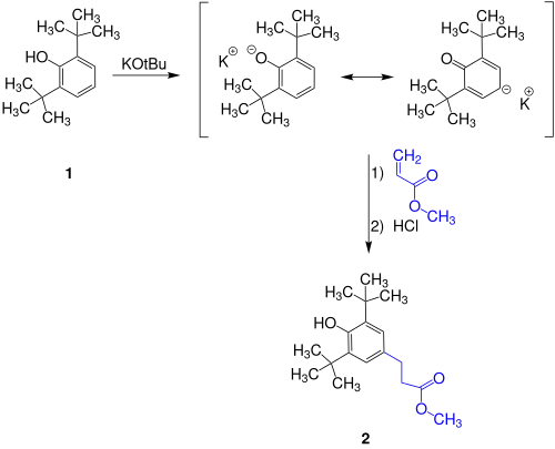 Synthese von Metilox