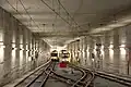Station Parc, das Foto entstand 2009, bevor das Stück Parc–Sud des Innenstadtrings an das hier sichtbare Tunnelende angeschlossen wurde