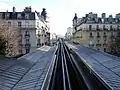Blick über die Station zum Pont de Bir-Hakeim