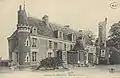 Alte Postkarte des Château des Brosses