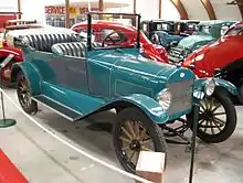 Metz Model 22 (1915), ein Kleinwagen mit Friktionsgetriebe; US$ 495.-