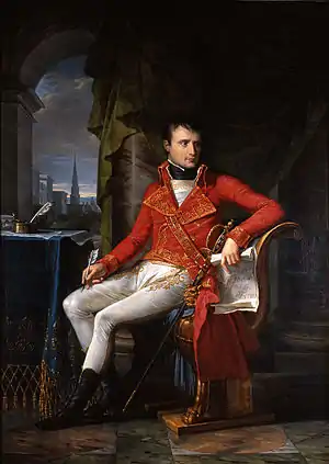 Napoleon Bonaparte als Erster Konsul 

(Französisch: Napoléon Bonaparte Premier Consul) (Charles Meynier)
