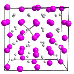 Kristallstruktur von Magnesiumiodid