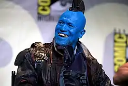 Chris Sullivan und Michael Rooker als Taserface und Yondu bei der Comic-Con in San Diego 2016