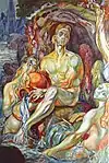 Flussgott(Aquarell)