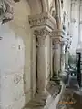 Gebauchte Säulen in der Michaelskapelle von Kloster Ebrach (Oberfranken)