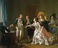 Streit um Ehevertrag, 1789 (Musée Carnavalet, Paris).
