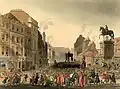 Die Statue von King Charles I markiert das Zentrum von London