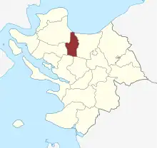 Lage des Roerslev Sogn in der Middelfart Kommune