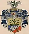 1. Familienwappen des livländischen Zweiges (1841)