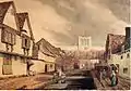 Middle Brook Street in Winchester UK, um 1813