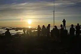 Mitternachtssonne vom Nordlystoppen