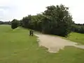 Bahndamm beim Skjoldenæsholm Golf Center
