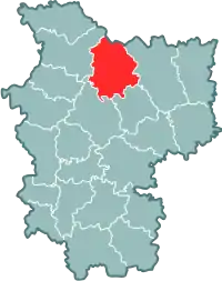 Karte Rajon Lahojsk