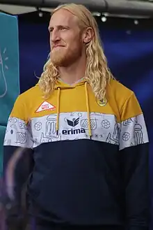 Mikael Appelgren bei der Saisoneröffnung der Rhein-Neckar Löwen