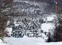 Blick auf Mikulov (Niklasberg)