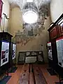 Überreste eines Freskos