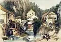 Aquarell von Clarkson Stanfield, 1838