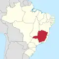 Provinz Minas Gerais, 1889