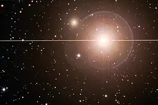 Mirach und die überstrahlte Galaxie NGC 404