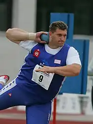 Miroslav VodovnikRang zehn mit 19,23 m