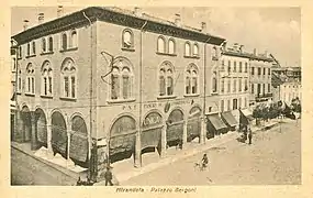 Palazzo Bergomi in faschistischer Zeit