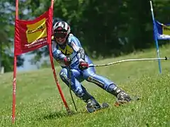 Mirko Hüppi im FIS-Riesenslalom von Rettenbach im Juni 2010
