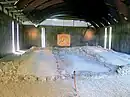 Innenraum des Mithras-Heiligtums