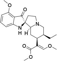 Strukturformel von Pseudoindoxylmitragynin