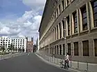 Kurstraße mit Blick auf die Friedrichswerdersche Kirche