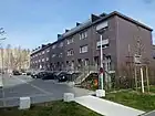 Am Pankepark mit ersten Wohnhäusern