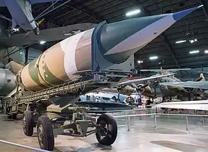 FR-Wagen mit V2-Rakete