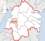 Lage der Gemeinde Mjölby