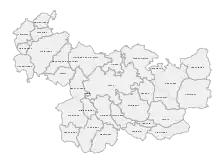 Die Gemarkung Gruorn und seine Nachbar-gemeinden um 1860