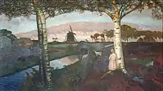 Mondaufgang im Moor, 1897, Museum im Weimarer Stadtschloss
