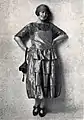 Nachmittagskleid aus Taft (1921).Foto: Grete Kolliner