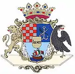 Wappen des Komitats Modruš-Rijeka(Modrus-Fiume)