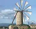 Windmühle bei Sant Jordi(mit lateinischer Takelage)