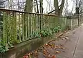Jugendstil-Geländer neben der Moltkebrücke
