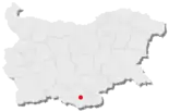 Karte von Bulgarien, Position von Momtschilgrad hervorgehoben